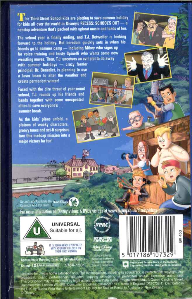 walt-disney-recess-school-s-out-vhs-video-tape-ebay