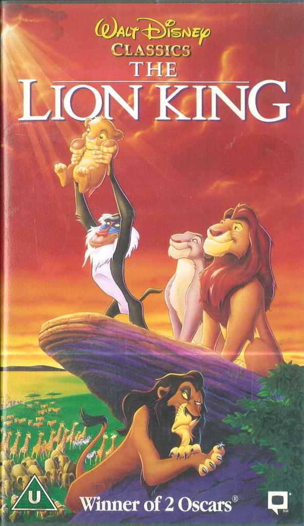 The Lion King, VHS Video Tape, Matthew Broderick, Jeremy Irons, James ...