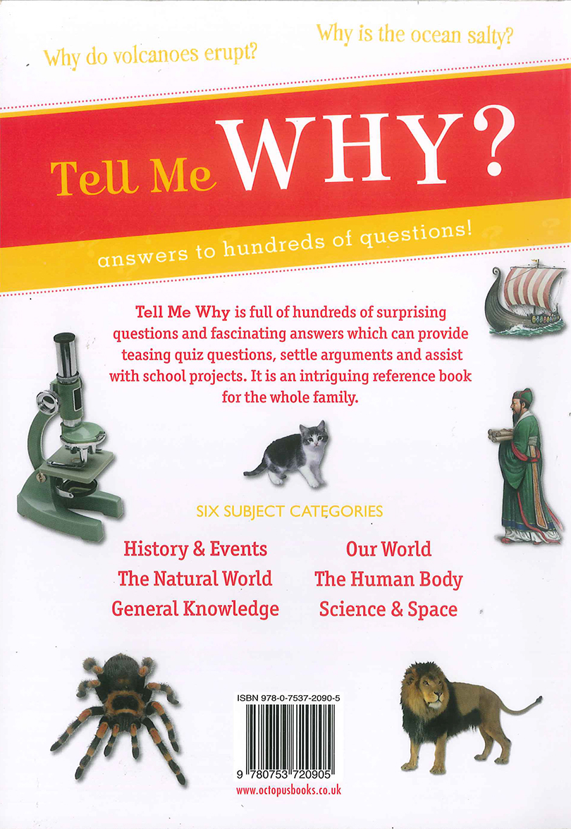 Details About Tell Me Why Answers To Hundreds Of Questions Children Information Knowledge - 